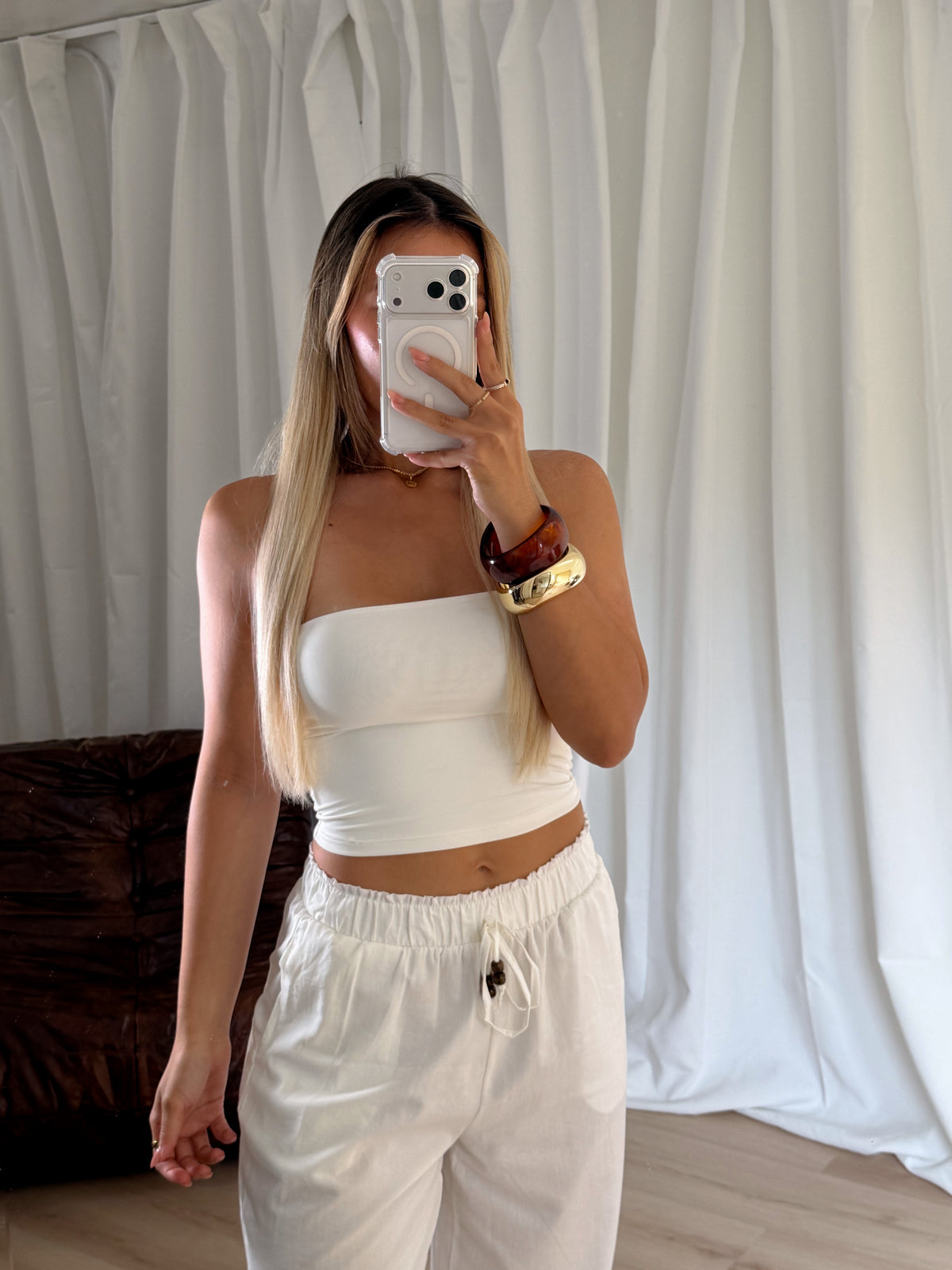 White Tube Top