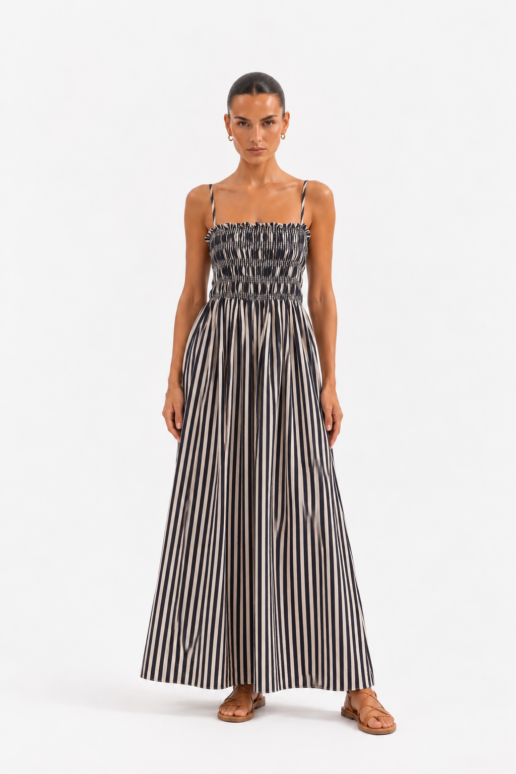 Stripes Maxi Dress