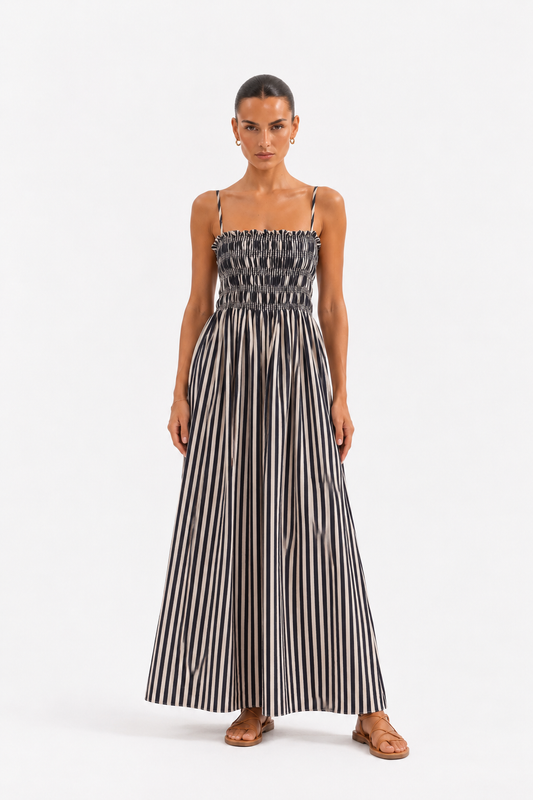 Stripes Maxi Dress